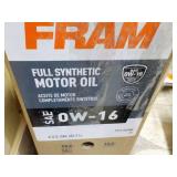 6 Gallons FRAM SAE OW-16 Full Synth...