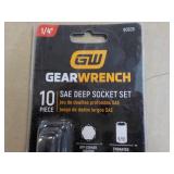 Gear Wrench 10 pc SAE Deep Sockets...