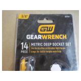 Gear Wrench 14 pc SAE Deep Sockets...