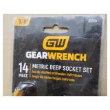 Gear Wrench 14 pc SAE Deep Sockets...