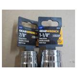 7/8" and 1 1/8" Gear Wrench Deep So...