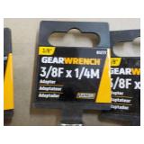 3 Gear Wrench 3/8F x 1/4M Adapters...