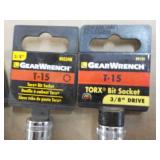 6 Gear Wrench 3/8" T-15 Torx Bill S...