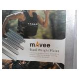 Set of 8 Mavee Steel Weight Exercis...