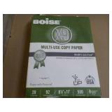 500 Sheets White 8 1/2 x 11" Boise ...
