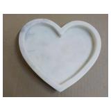 Marble Heart Tray 8 x 8"...