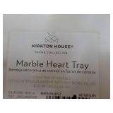 Marble Heart Tray 8 x 8"...