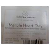 Marble Heart Tray 8 x 8"...