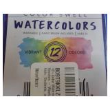 Watercolor Paint and Brushes...