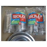 Solo Cups and more in a wastebasket...