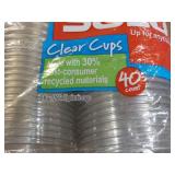 Solo Cups and more in a wastebasket...