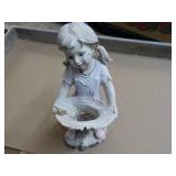 Girl Garden Statue 14" tall...