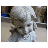 Girl Garden Statue 14" tall...