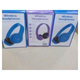 3 Wireless Headphones...