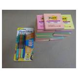 27 Post-it 3 x 3" Pads and Pens...