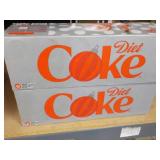 2 Diet Coke 12 packs...