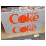 2 Diet Coke 12 packs...