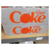 2 Diet Coke 12 packs...