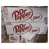 2 Diet Dr Pepper 12 packs...