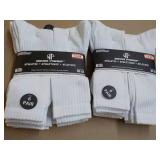 12 pair Wear Proof White Athletic S...