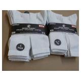 12 pair Wear Proof White Athletic S...