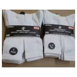 12 pair Wear Proof White Athletic S...