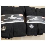 12 pair Wear Proof Black Athletic S...
