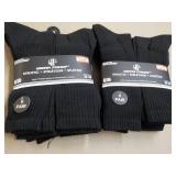 12 pair Wear Proof Black Athletic S...