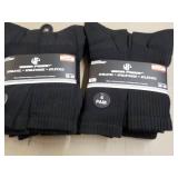12 pair Wear Proof Black Athletic S...