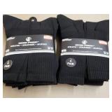 12 pair Wear Proof Black Athletic S...