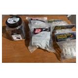 Glass block spacers, plastic high chairs, deck, and clip systems