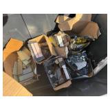 tote of nails, staples, strings, and ties