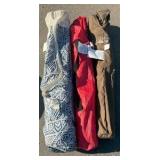 outdoor chairs, three in lot