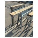 sawhorses various sizes 5 in lot