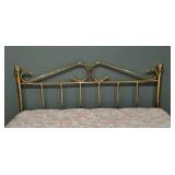 LL - Beautiful Vintage Queen Brass Bed