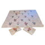 LLR - Embroidered King Quilt with Two Shams