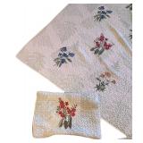 LLR - Embroidered King Quilt with Two Shams