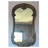 LL - Vintage Carved Wood Frame Wall Mirror