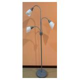 LLR - Adjustable Triple-Head Floor Lamp with Gooseneck Arms
