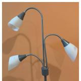 LLR - Adjustable Triple-Head Floor Lamp with Gooseneck Arms
