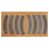 LLR - Eight Lionel O-Gauge Curved Train Track Sections