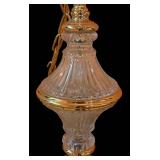 LLR - Elegant Brass and Crystal Chandelier