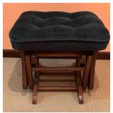 LLR - Vintage Ottoman Gliding Footstool