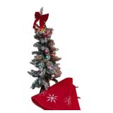 LLR - 36-Inch Pre-Lit Christmas Tree and Tree Skirt