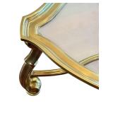 LR - Vintage Hollywood Regency Brass Coffee Table