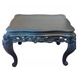 LR - Vintage Japanese Meiji Style Carved Dragon Desk Table