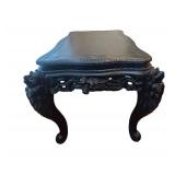 LR - Vintage Japanese Meiji Style Carved Dragon Desk Table