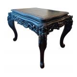 LR - Vintage Japanese Meiji Style Carved Dragon Desk Table