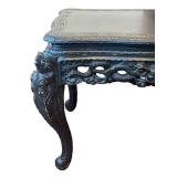 LR - Vintage Japanese Meiji Style Carved Dragon Desk Table