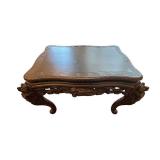 LR - Vintage Japanese Meiji Style Carved Dragon Desk Table